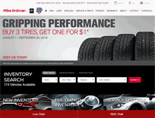 Tablet Screenshot of mikeerdmannissan.com